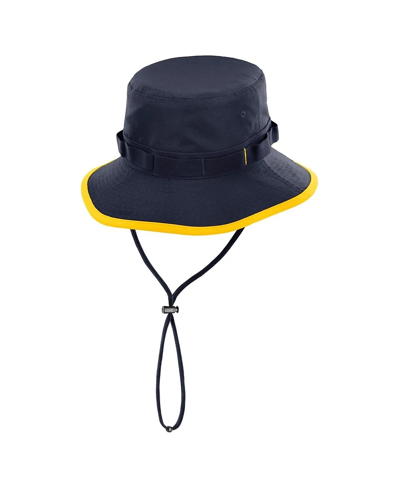 Jordan Men's Navy Michigan Wolverines Apex Swoosh Boonie Hat