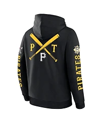 Fanatics Men's Black Pittsburgh Pirates Big City Legacy Fleece Pullover Hoodie
