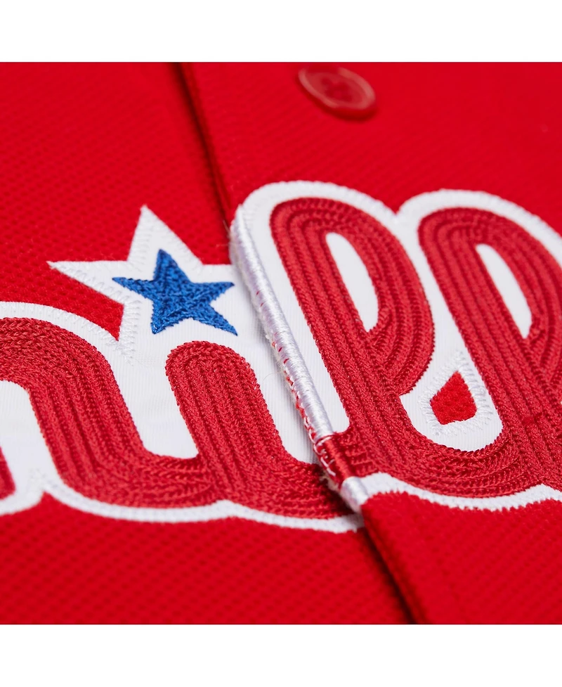Mitchell & Ness Men's Ryan Howard Red Philadelphia Phillies Cooperstown Collection Batting Practice Jersey