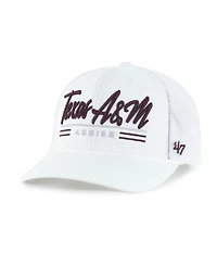 '47 Brand Men's White Texas A&M Aggies Garner Rope Trucker Adjustable Hat