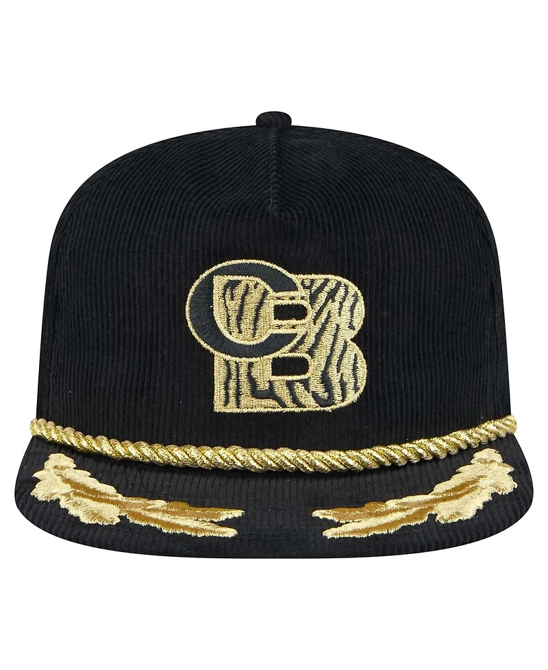 New Era Men's Black Cincinnati Bengals City Originals Corduroy Skipper Golfer Snapback Hat