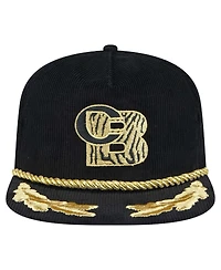 New Era Men's Black Cincinnati Bengals City Originals Corduroy Skipper Golfer Snapback Hat