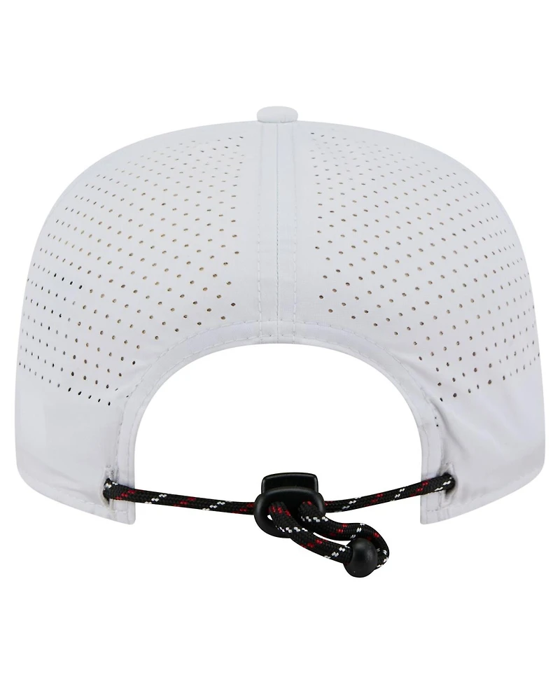 New Era Men's White Chicago Bulls Performance Rope Golfer Adjustable Hat