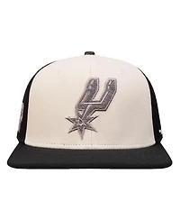 Pro Standard Men's Cream San Antonio Spurs French Terry Snapback Hat