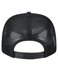New Era Men's Black Seattle Mariners Adventure Drinks Pattern 9SEVENTY Stretch-Snap Hat