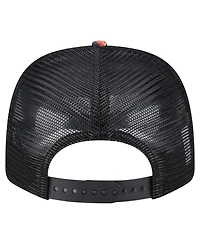 New Era Men's Navy/Black Kansas City Chiefs Adventure Drinks Pattern 9SEVENTY Stretch Snap Hat