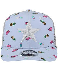 New Era Men's Light Blue Dallas Cowboys Adventure Surfboard 9SEVENTY Adjustable Hat