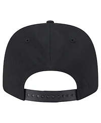 New Era Men's Black Chicago White Sox Circle Patch 9SEVENTY Stretch-Snap Hat