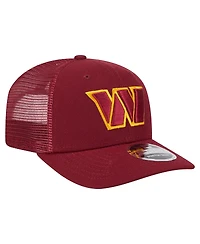 New Era Men's Burgundy Washington Commanders Main Trucker 9SEVENTY Stretch Snap Hat