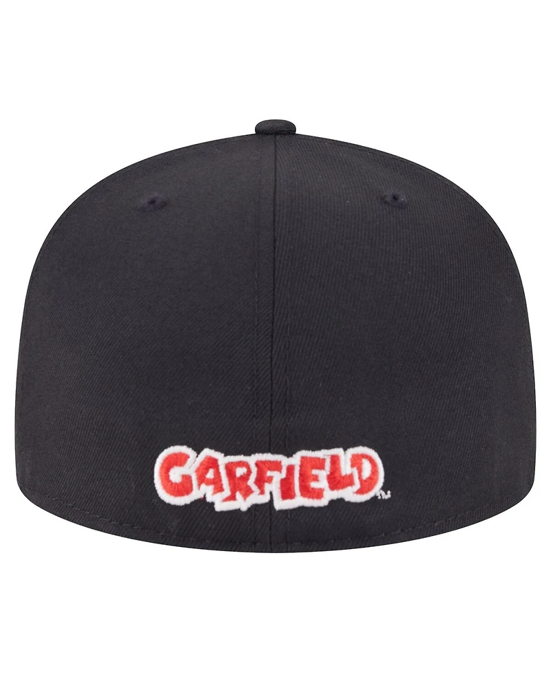 New Era Men's Black Garfield Color Pack 59FIFTY Fitted Hat