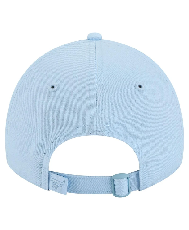 New Era Women's Light Blue Chicago Bulls Colorpack 9TWENTY Adjustable Hat