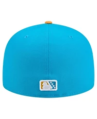 New Era Men's Blue Lansing Lugnuts Copa de la Diversion 59FIFTY Fitted Hat