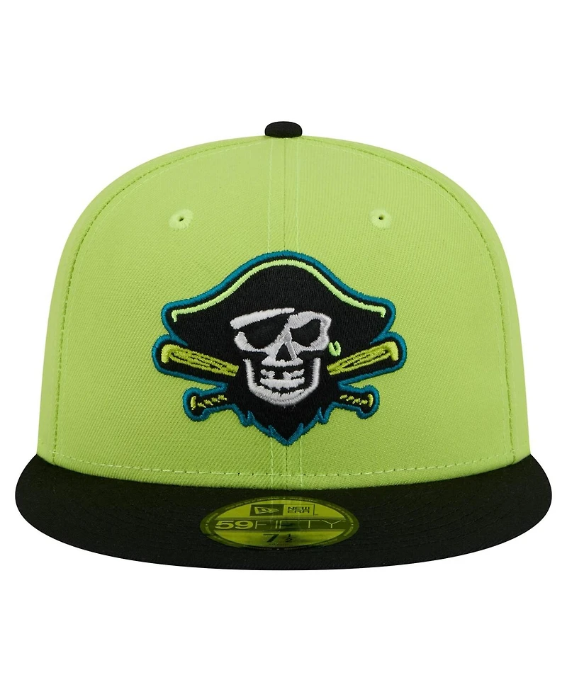 New Era Men's Green Bradenton Marauders Copa de la Diversion 59FIFTY Fitted Hat