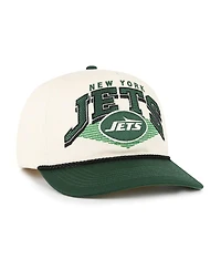 '47 Brand Men's Cream New York Jets Pomona Rope Hitch Adjustable Hat