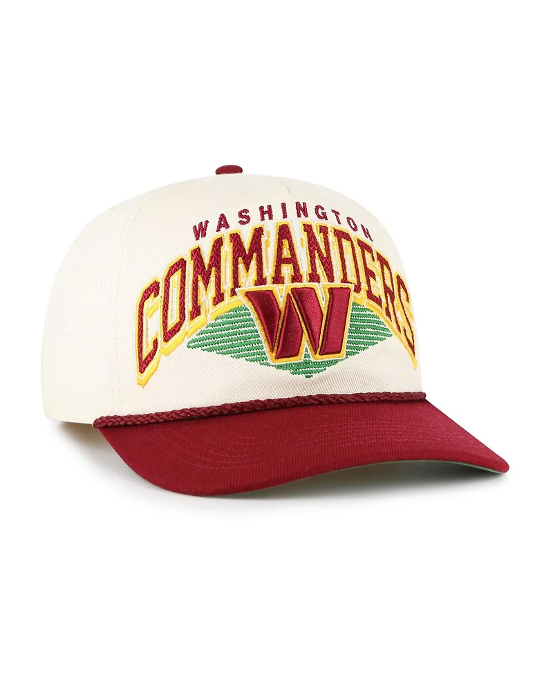 '47 Brand Men's Cream Washington Commanders Pomona Rope Hitch Adjustable Hat
