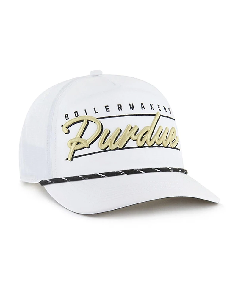 '47 Brand Men's White Purdue Boilermakers Condor Hitch Brrr Adjustable Hat