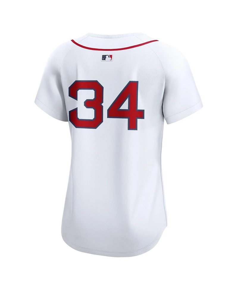 Nike Women's David Ortiz White Boston Red Sox Home Retired Limited Jersey