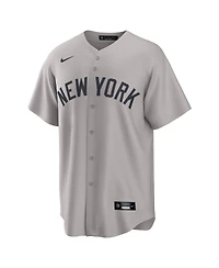 Nike Men's Gerrit Cole Gray New York Yankees Road 2.0 Replica Jersey