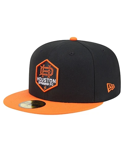 New Era Men's Black Houston Dynamo Fc 2025 Kickoff 59FIFTY Fitted Hat