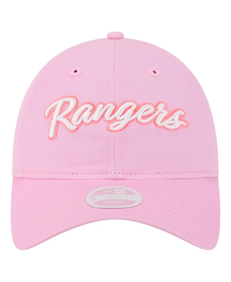 New Era Women's Pink Texas Rangers Mother's Day 9TWENTY Adjustable Hat