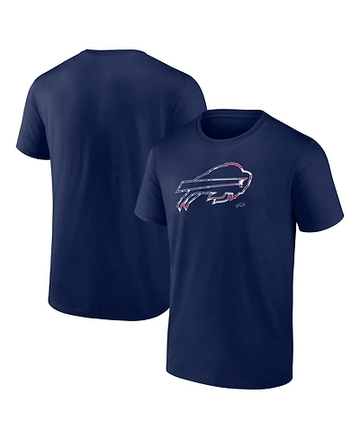 Logo Athletic Men's Navy Buffalo Bills Americana T-Shirt