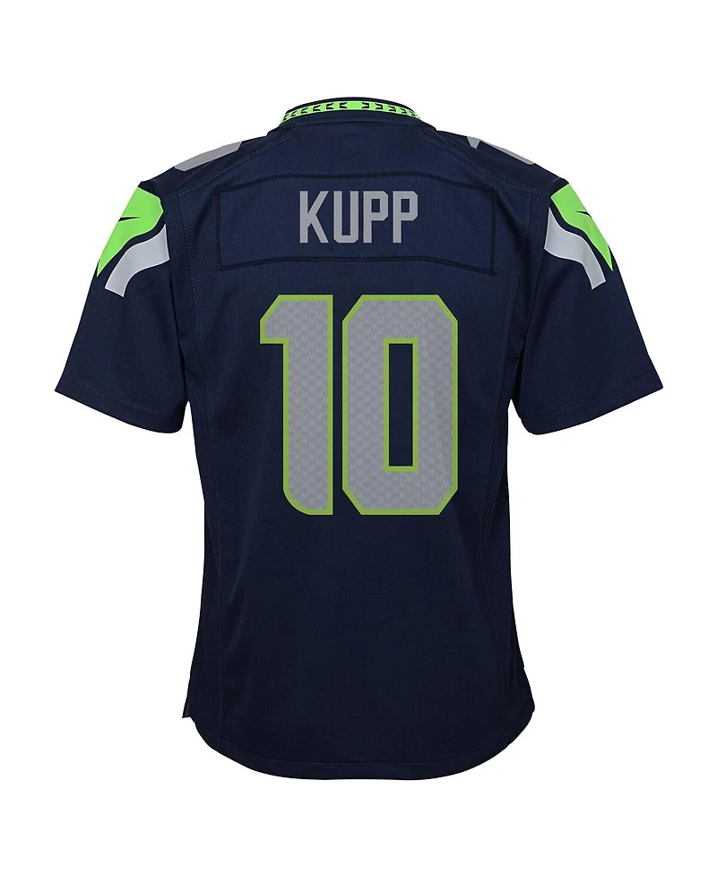 Nike Big Boys and Girls Cooper Kupp College Navy Seattle Seahawks Team Game Jersey