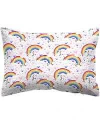 Dream Factory Unicorn Rainbow 3-Pc. Sheet Set, Twin