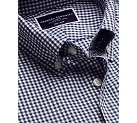 Charles Tyrwhitt Men's Slim Fit Long Sleeve Wrinkle-Resistant Button-Down Shirt