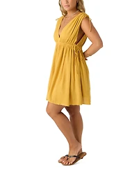 O'Neill Juniors' Madeleine Drawstring Mini Dress