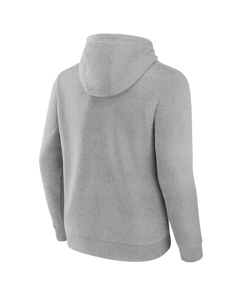 Fanatics Men's Gray Oklahoma Sooners Primary Logo Pullover Hoodie