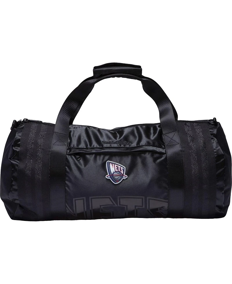 Mitchell & Ness Brooklyn Nets Hardwood Classics Satin Duffel Bag