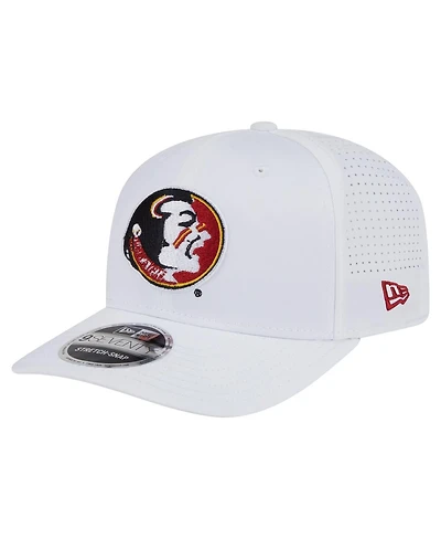 New Era Men's White Florida State Seminoles Perform Vault 9SEVENTY Stretch-Snap Hat