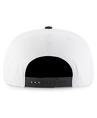 '47 Brand Men's White/Black St. Louis Cardinals Foundation Captain Snapback Hat