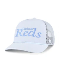 '47 Brand Men's Light Blue Cincinnati Reds Foundation Script Hitch Adjustable Trucker Hat