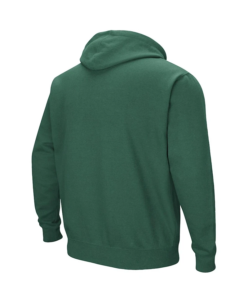 Colosseum Men's Green Binghamton Bearcats Arch Logo 3.0 Pullover Hoodie