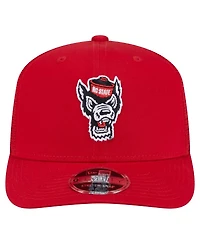 New Era Men's Red Nc State Wolfpack Primary 9SEVENTY Trucker Stretch-Snap Hat