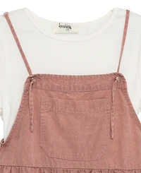 Speechless Big Girls 2-Piece Layered Dress and Short Sleeve T-Shirt Set
