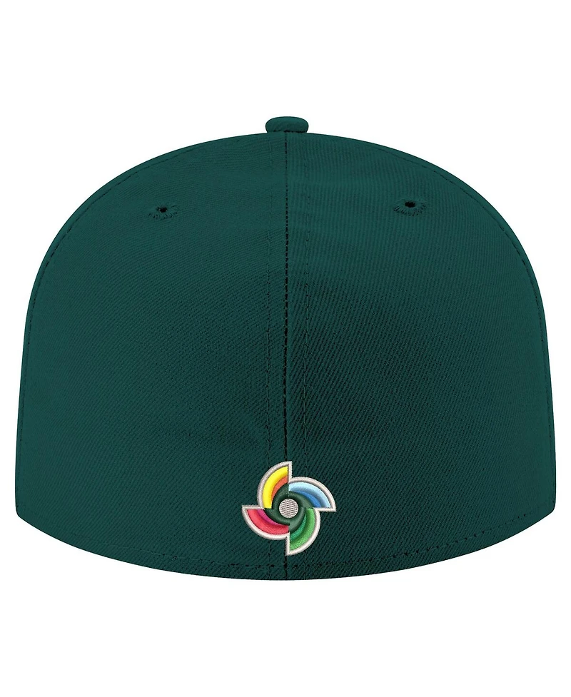 New Era Men's Dark Green South Africa Baseball 2026 World Baseball Classic 59FIFTY Fitted Hat