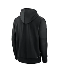 Nike Men's Black Baltimore Orioles Authentic Collection City Connect Therma Pullover Hoodie
