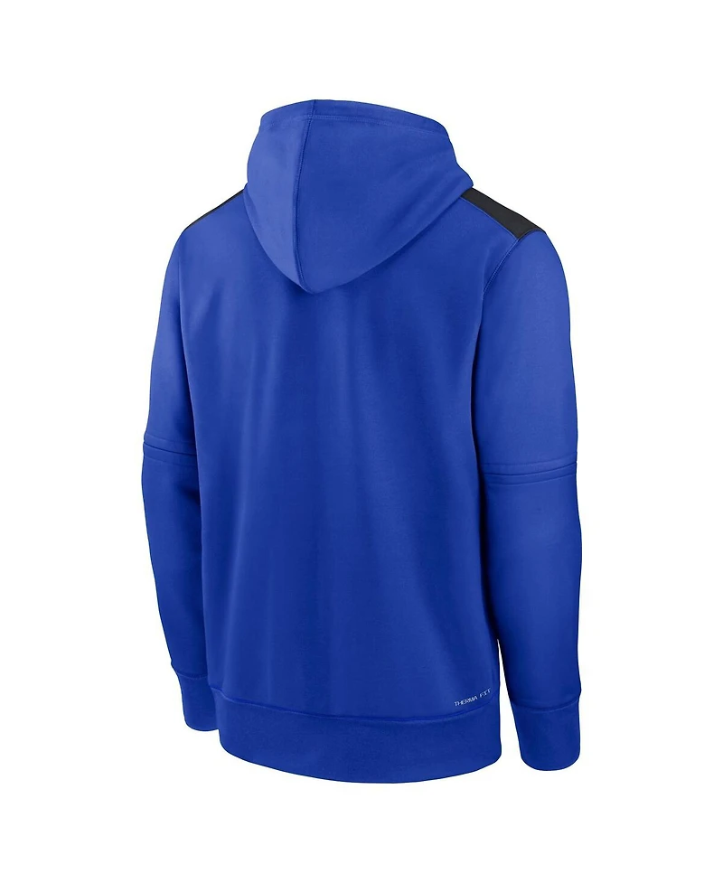 Nike Men's Royal Toronto Blue Jays Authentic Collection City Connect Therma Pullover Hoodie