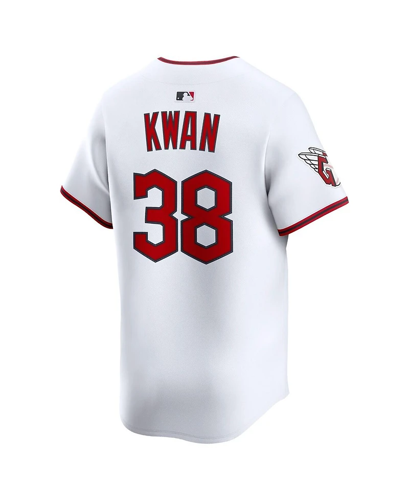 Nike Men's Steven Kwan White Cleveland Guardians Home Limited Player Jersey