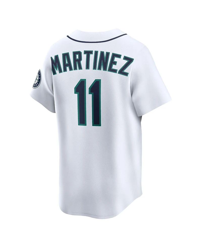 Nike Men's Edgar Martinez White Seattle Mariners Throwback Cooperstown Collection Limited Jersey