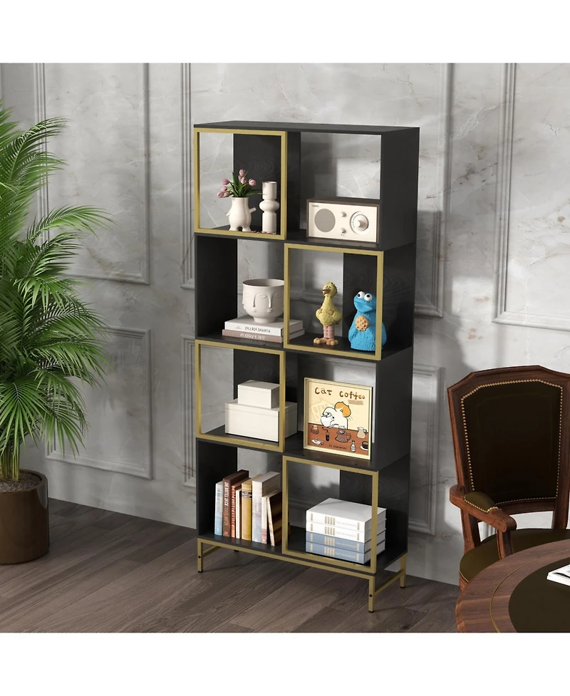 Streamdale 4-Tier Storage Shelf Corner Shelf for Living Room