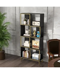Streamdale 4-Tier Storage Shelf Corner Shelf for Living Room