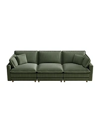 Streamdale Modular Sectional Sofa, Deep Seat, 4 Pillows, Modern L-Shape