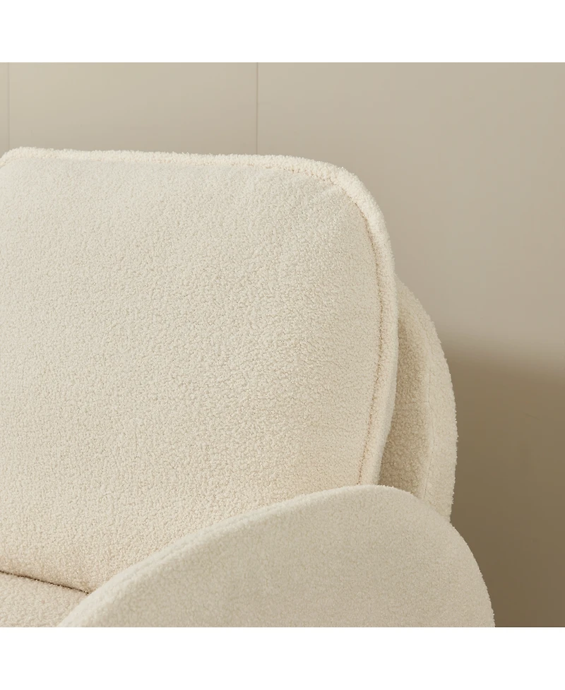 Streamdale Furniture Lamb Fabric Loveseat Comfort, Style, and Versatility in One