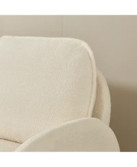 Streamdale Furniture Lamb Fabric Loveseat Comfort, Style, and Versatility in One