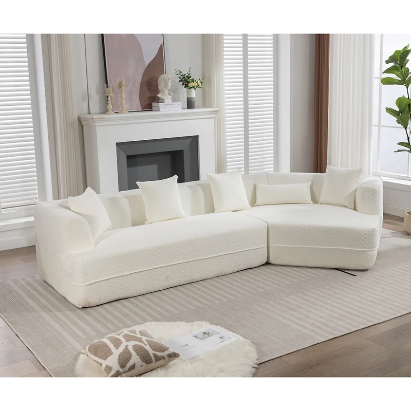 Streamdale Furniture Modular Sofa Anti-Wrinkle Fabric Modern Minimalist Sofa