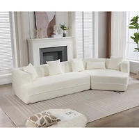 Streamdale Furniture Modular Sofa Anti-Wrinkle Fabric Modern Minimalist Sofa