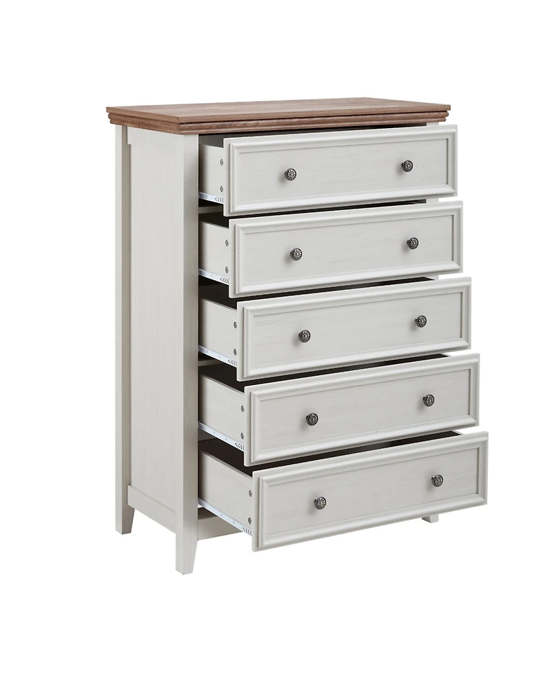 Streamdale Modern 5-Drawer Dresser Storage and Style